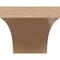 Ekena Millwork 12"W x 24"D x 12"H Wide Huntington Rough Cedar Woodgrain TimberThane Corbel, Primed Tan CORUR12X24X12HUNRCPR - alternate 2